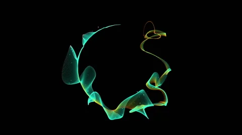 Organic Particle Loop with Alpha, HD 스톡 동영상 41555693