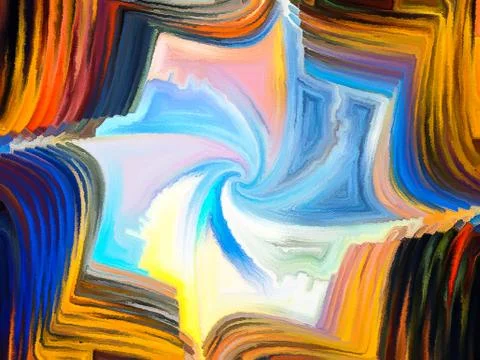 Organic Pattern Composition Stockillustratie