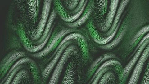 Organic pattern featuring flowing, wavy ridges in shades of teal and pink, .. Stock Illustration