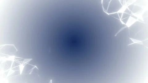 Organic plexus particles energy in motion. Nodes and light polygons in organic Stock Footage 120180083
