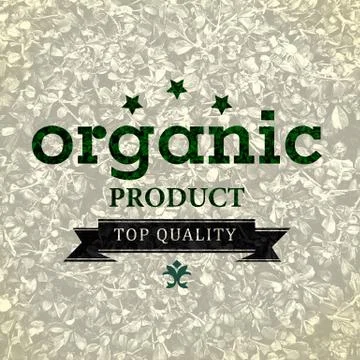 Organic product Ilustración de archivo