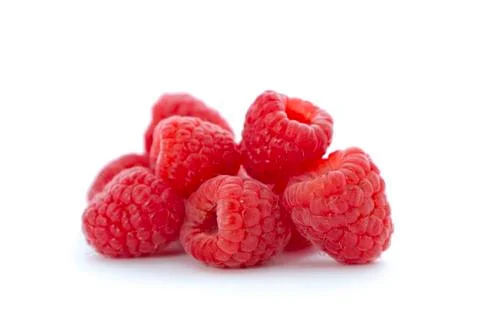 Organic raspberry Stock Photos