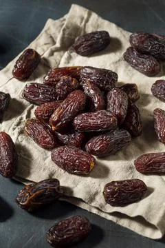 Organic Raw Dry Dates Stock Photos