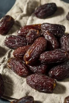 Organic Raw Dry Dates Stock Photos