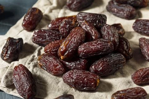 Organic Raw Dry Dates Stock Photos