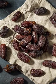 Organic Raw Dry Dates Stock Photos