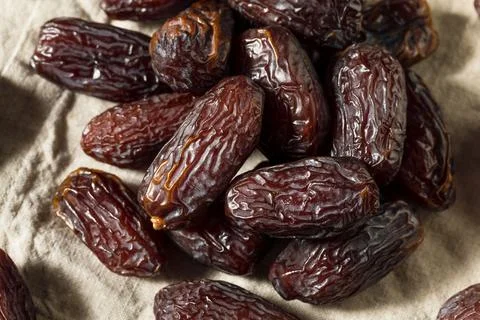 Organic Raw Dry Dates Stock Photos