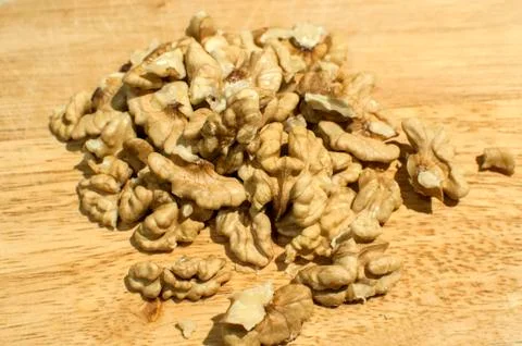 Organic Raw Walnuts Stock Photos
