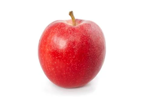 Organic red apple Stock Photos