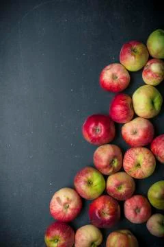 Organic Red Apples Stock Photos