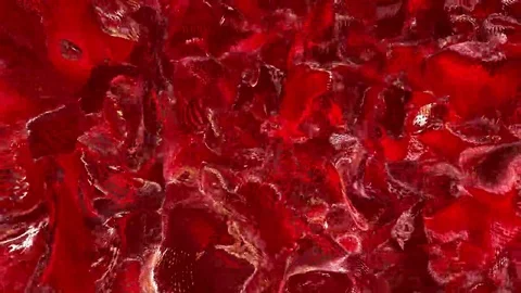 Organic Red Waves Stock Footage 69196919