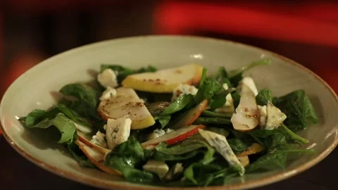 Organic salads 5 Stock Footage 312939477
