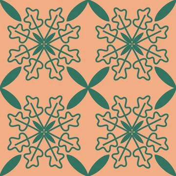 Organic seamless pattern, abstract background illustration for design Illustrazione stock