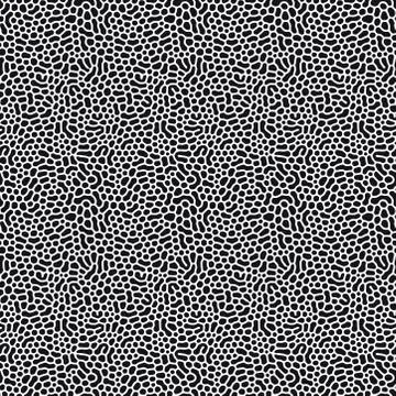 Organic seamless pattern with rounded shapes. Diffusion reaction background イラスト素材