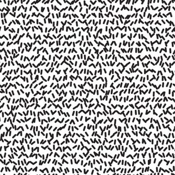 Organic seamless pattern in the style of Memphis Stock Illustration