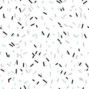 Organic seamless pattern in the style of Memphis Stock Illustration