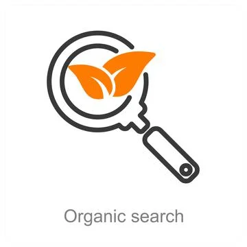 Organic search Stock Illustration