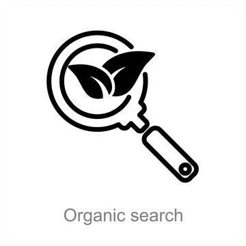 Organic search Stock Illustration
