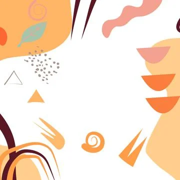 Organic shape background. Vector illustration. Stock Illustration