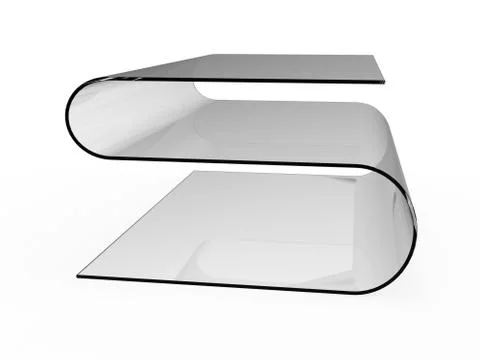 Organic Shaped Table Stock Illustration