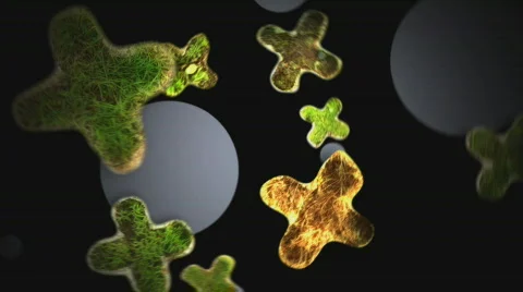 Organic shapes Stock Footage 841759