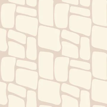 Organic smooth shapes seamless pattern, simple background for wrapping and te 스톡 일러스트