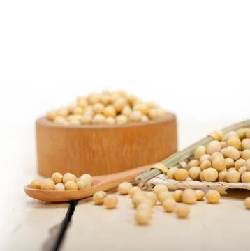 Organic soya beans Stock Photos