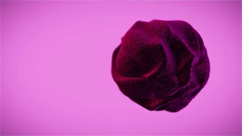 Organic sphere, purple. Stock Footage 77390824