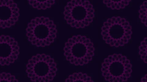 Organic spiral blue circular pattern on black background Stock Footage 300999313