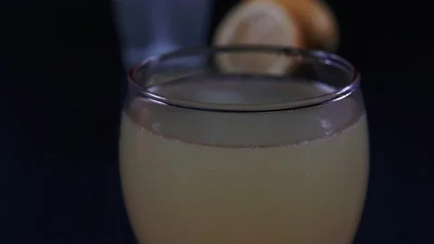 Organic squeezed fresh fruit juice Stock Footage 171226059