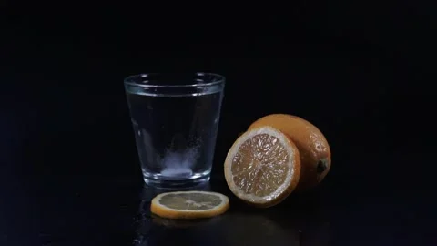 Organic squeezed fresh fruit juice Stock Footage 171228532