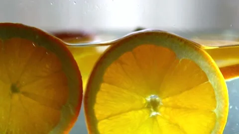 Organic squeezed fresh fruit juice Stock Footage 171358720