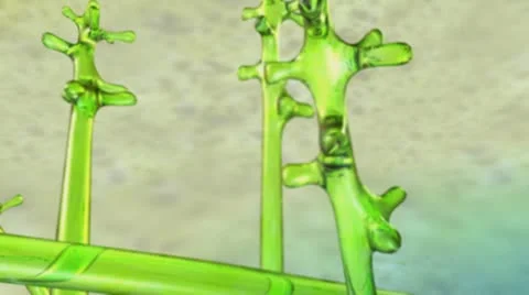 Organic Strings VJ clip Stock-Footage 10750443