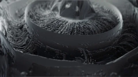 Organic structure. SEM, scanning electron microscope image. 動画素材 74896761