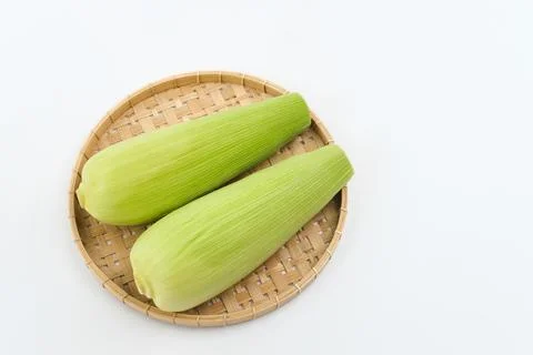 Organic sweet corn  Stock Photos