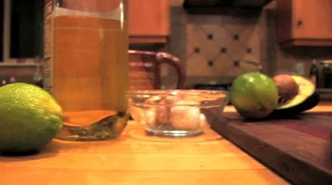 Organic tomato in kitchen Stock Footage 999680