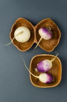 Organic turnips Stock Photos