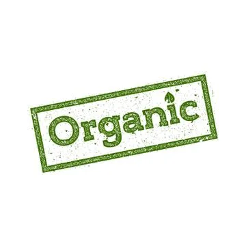 Organic vector rubber stamp Stock Illustration