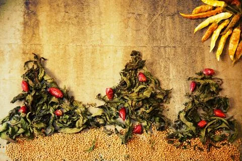 Organic vegetable background. Stockfoto's