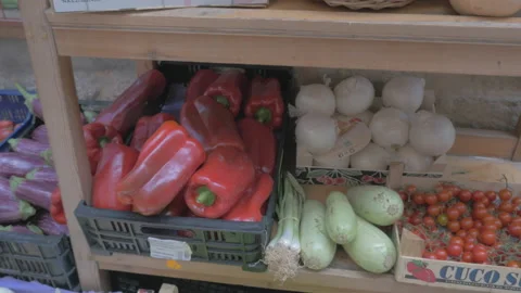 Organic Vegetables Stock Footage 131844655