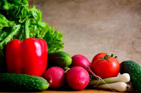 Organic vegetables Stock Photos