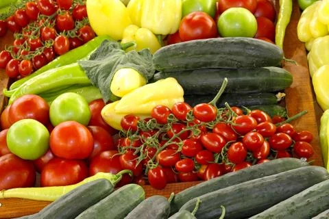 Organic vegetables Stock Photos