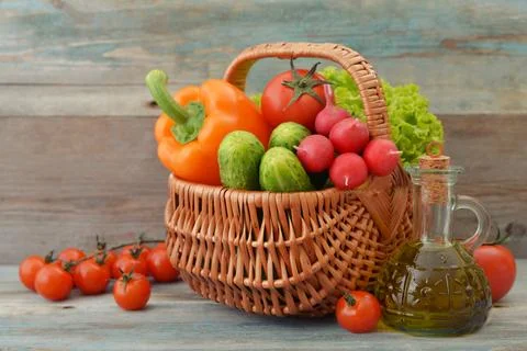 Organic vegetables Stock Photos
