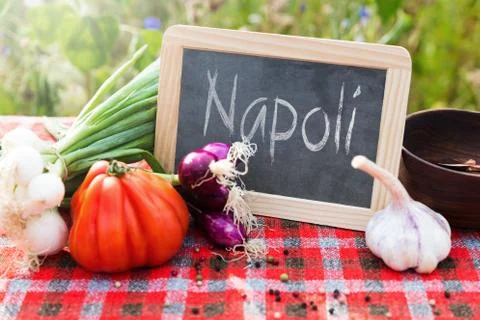 Organic vegetables on a table 库存照片