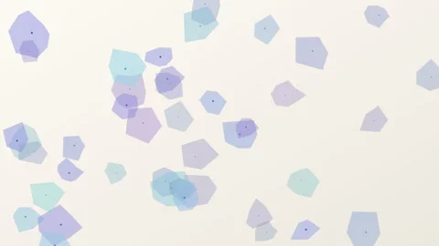 Organic Voronoi Cells Loop 4K 動画素材 335456980