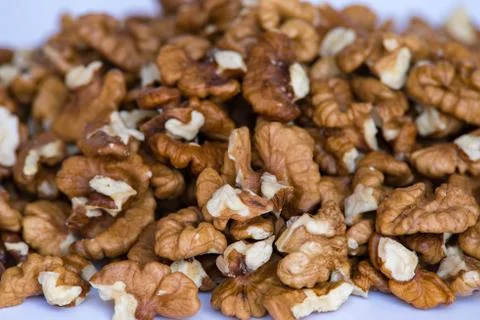 Organic walnuts kernels Stock Photos