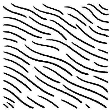Organic wave line crosshatch pattern in hand drawn black and white style Stock Illustration