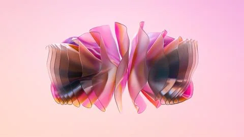 Organically animated shapes 스톡 일러스트