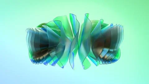 Organically animated shapes 스톡 일러스트