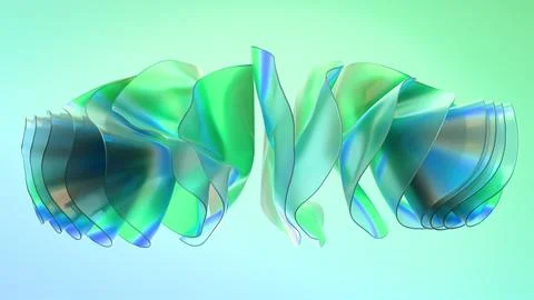 Organically animated shapes 스톡 일러스트